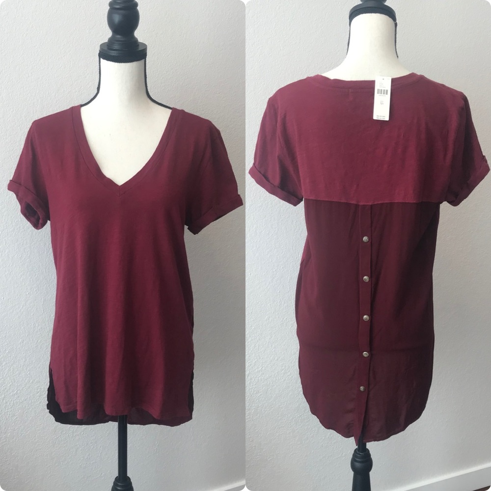 Anthropologie t. la V-Neck Tee